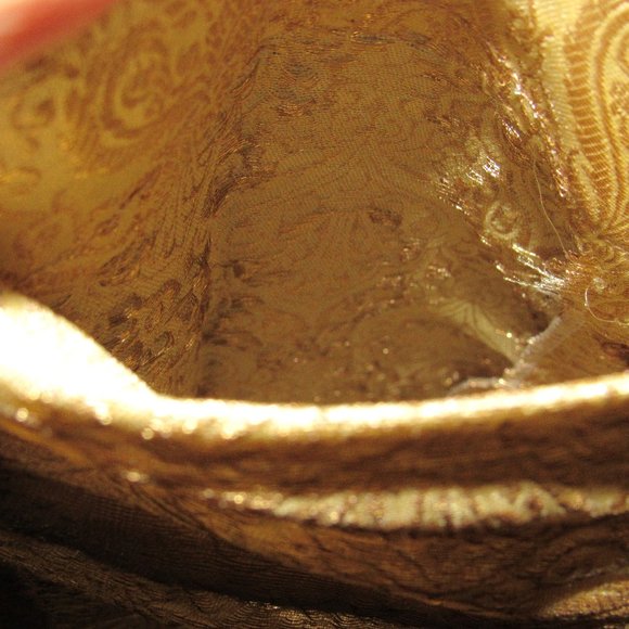 Vintage 50s 60s Gold Cigarette Capri Pants - Picture 7 of 12